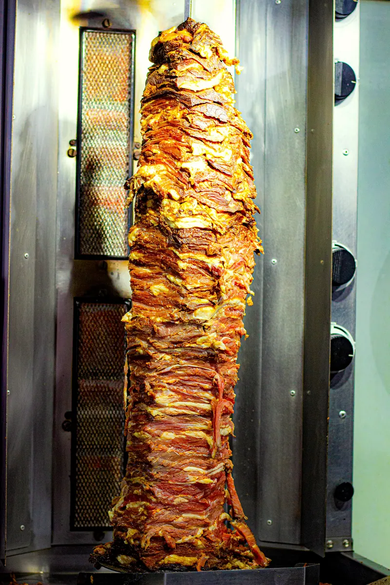 Kuřecí döner na rožni